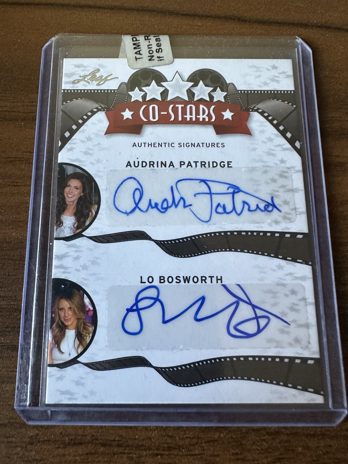 Leaf 2012 Co-Stars Authentic Signatures Dual Auto Patridge/Bosworth CS-AP2-LB
