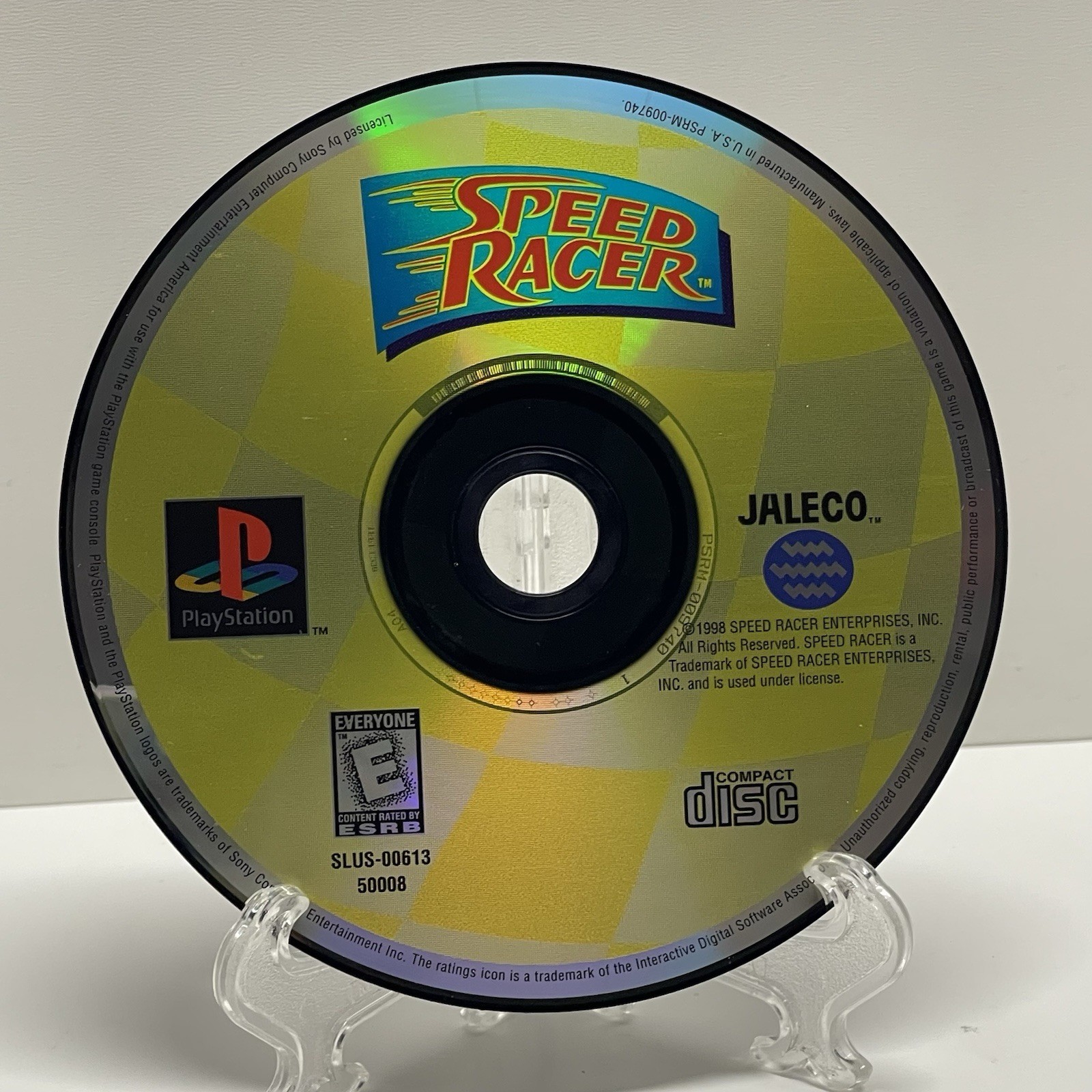 Speed Racer - PlayStation PS1 Disc Only TESTED Works