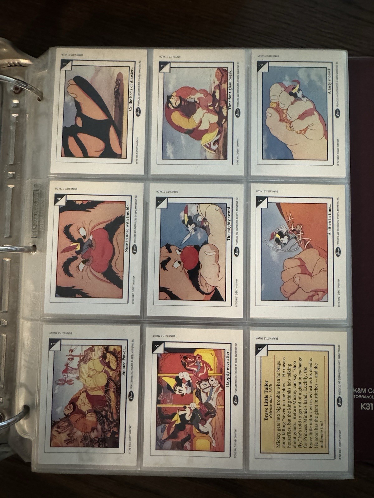 1991 Disney COMPLETE SETS 218 Cards Favorite Stories Family Portraits World Tour