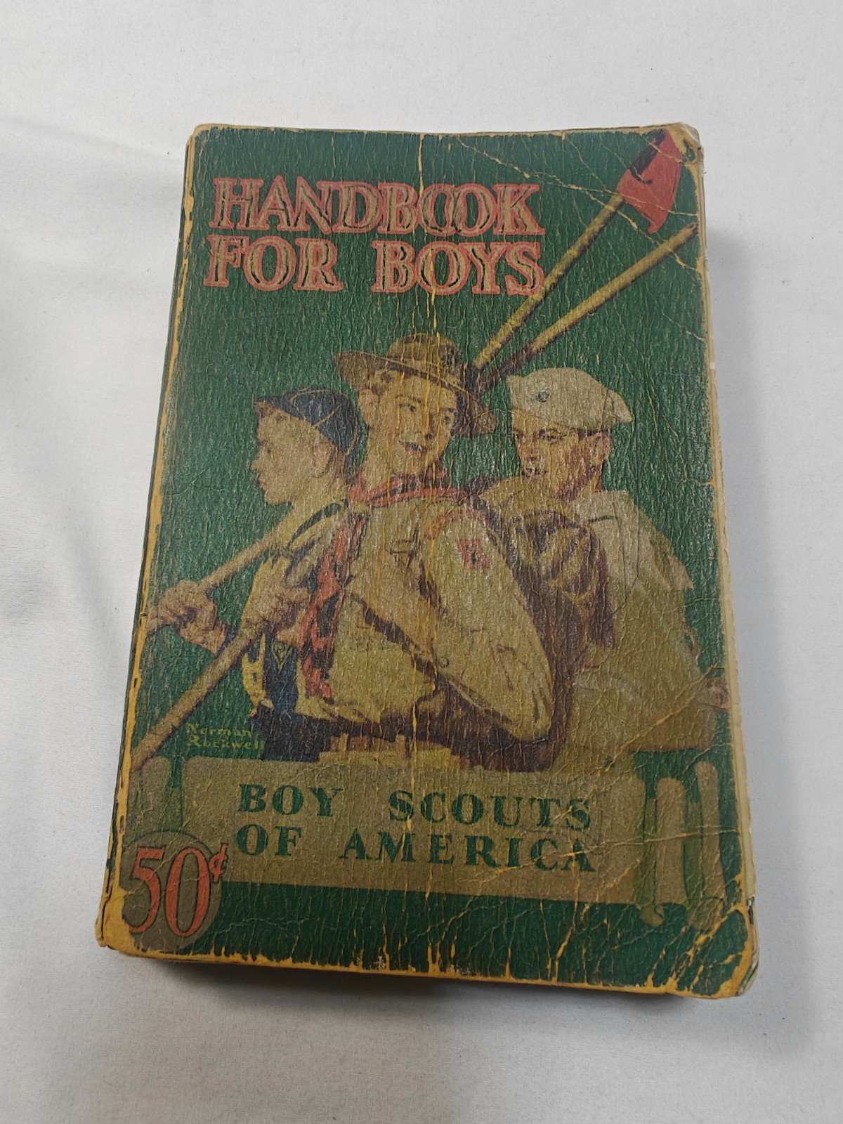 1940 Handbook for Boys Boy Scouts of America BSA Revised First Edition Vintage