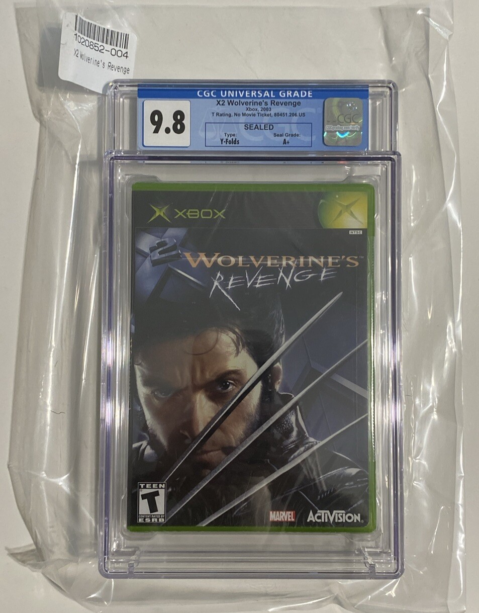 CGC 9.8 A+ SEALED X2: Wolverine's Revenge [MARVEL] Microsoft NEW Xbox, 2003
