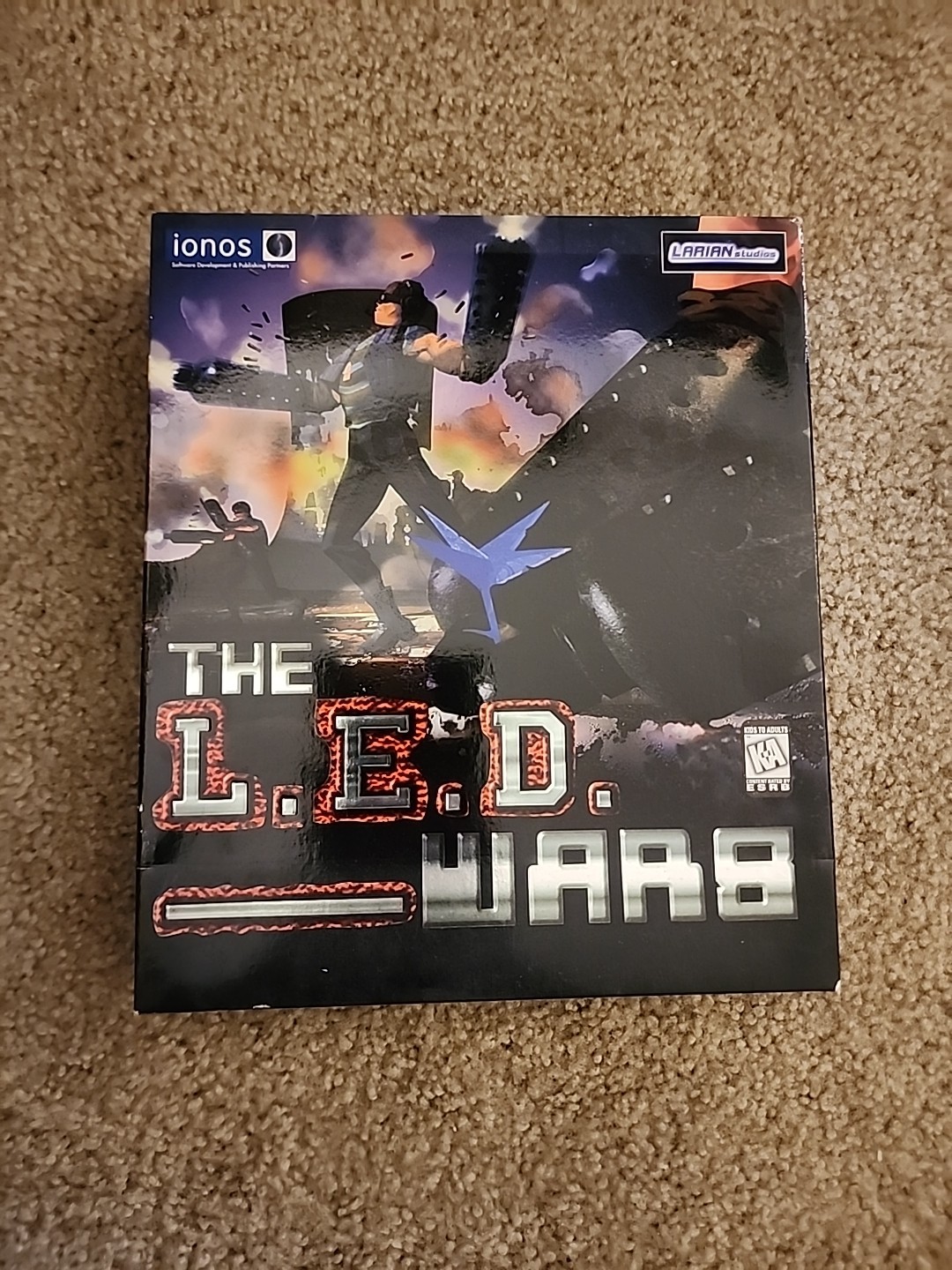 SEALED BIG BOX ULTRA RARE The L.E.D. Wars PC Strategy Game (Larian, 1997) ionos