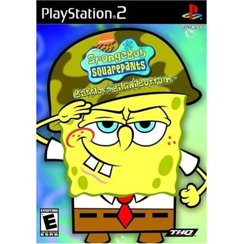 Spongebob Squarepants: The Battle For Bikini Bottom For PlayStation 2 PS2 7E