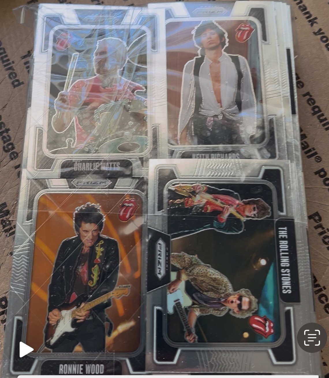 Panini The Rolling Stones Base Card LOT