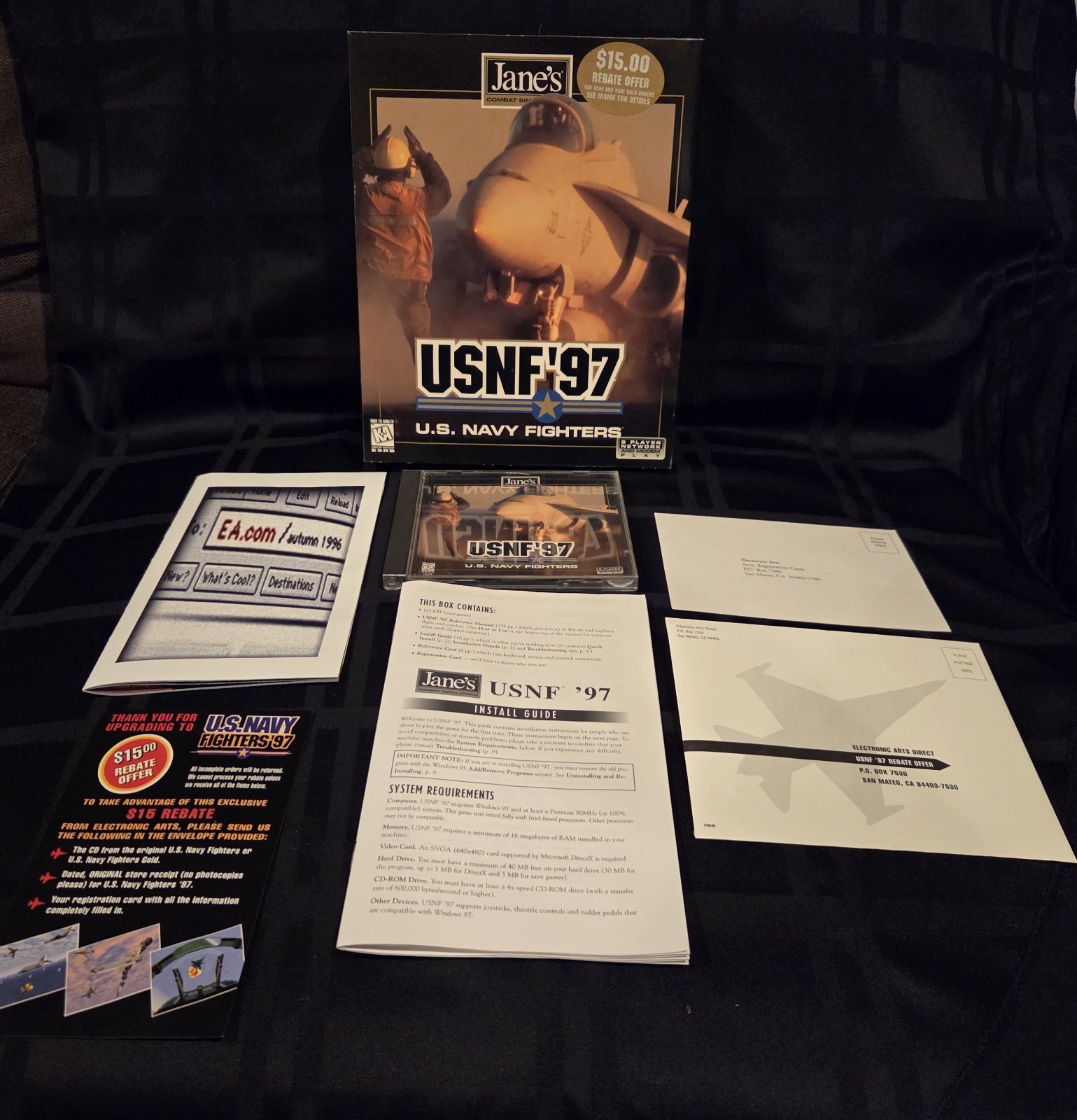 Jane's US Navy Fighters 97, PC Big box