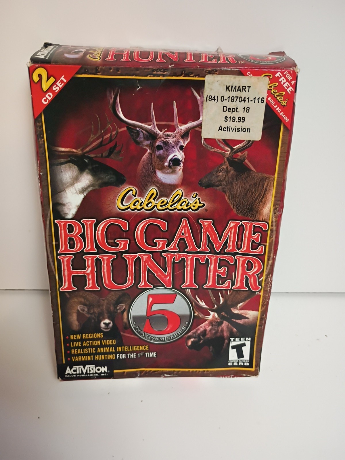 Cabela's Big Game Hunter 5 PC 2001 Pre owned With Box Hunting