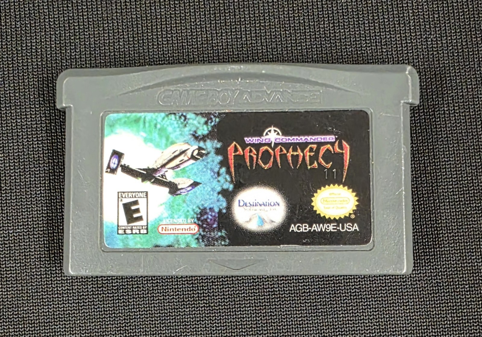 Wing Commander Prophecy (Nintendo GameBoy Advance, GBA) Authentic & Tested