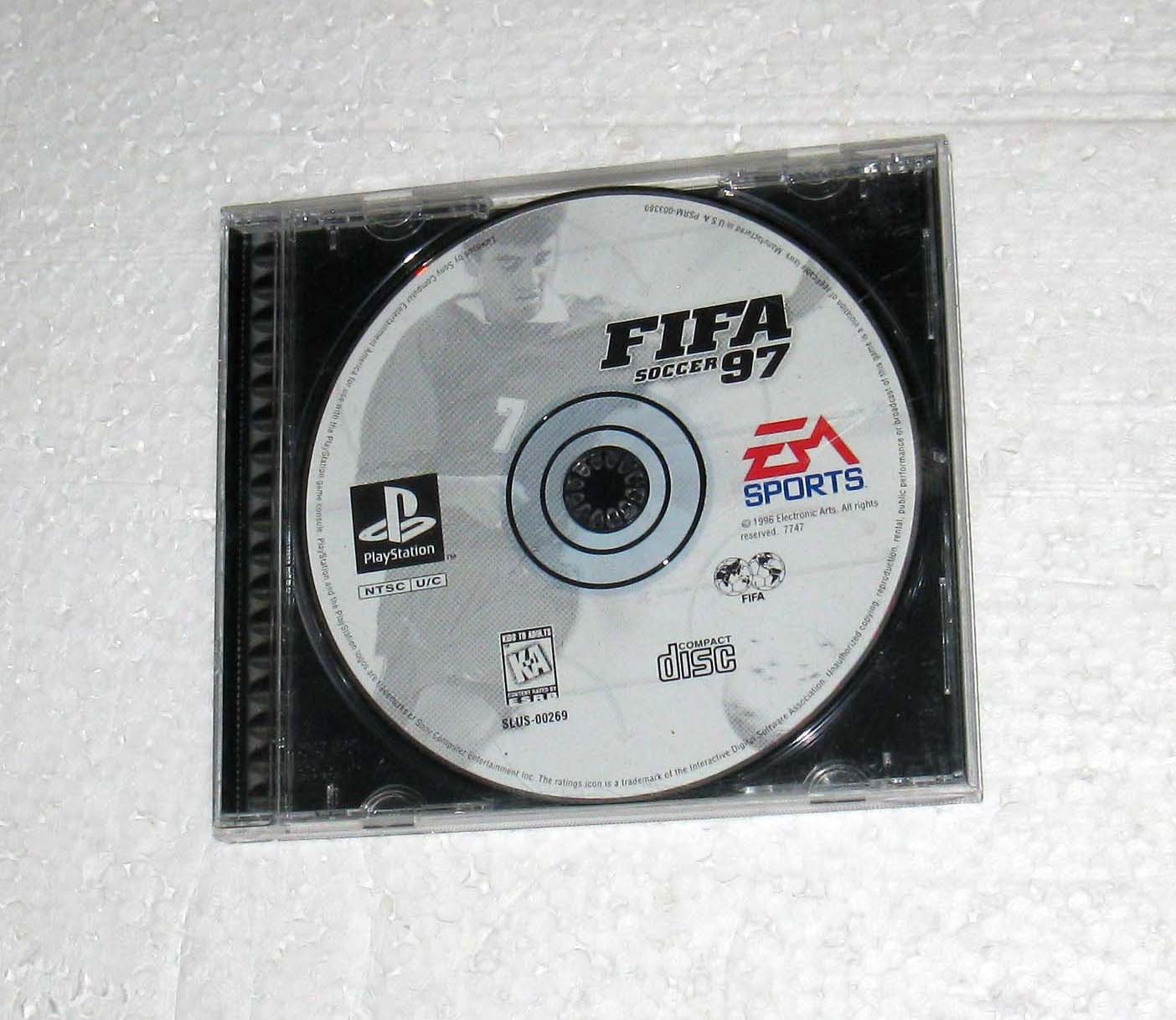 FIFA Soccer 97 EA Sports Sony Playstation PSX PS1 Video Game NTSC USA No Booklet