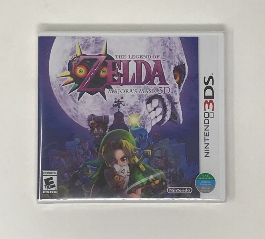 The Legend of Zelda Majora\'s Mask 3D Nintendo 3DS Brand New & Factory Sealed
