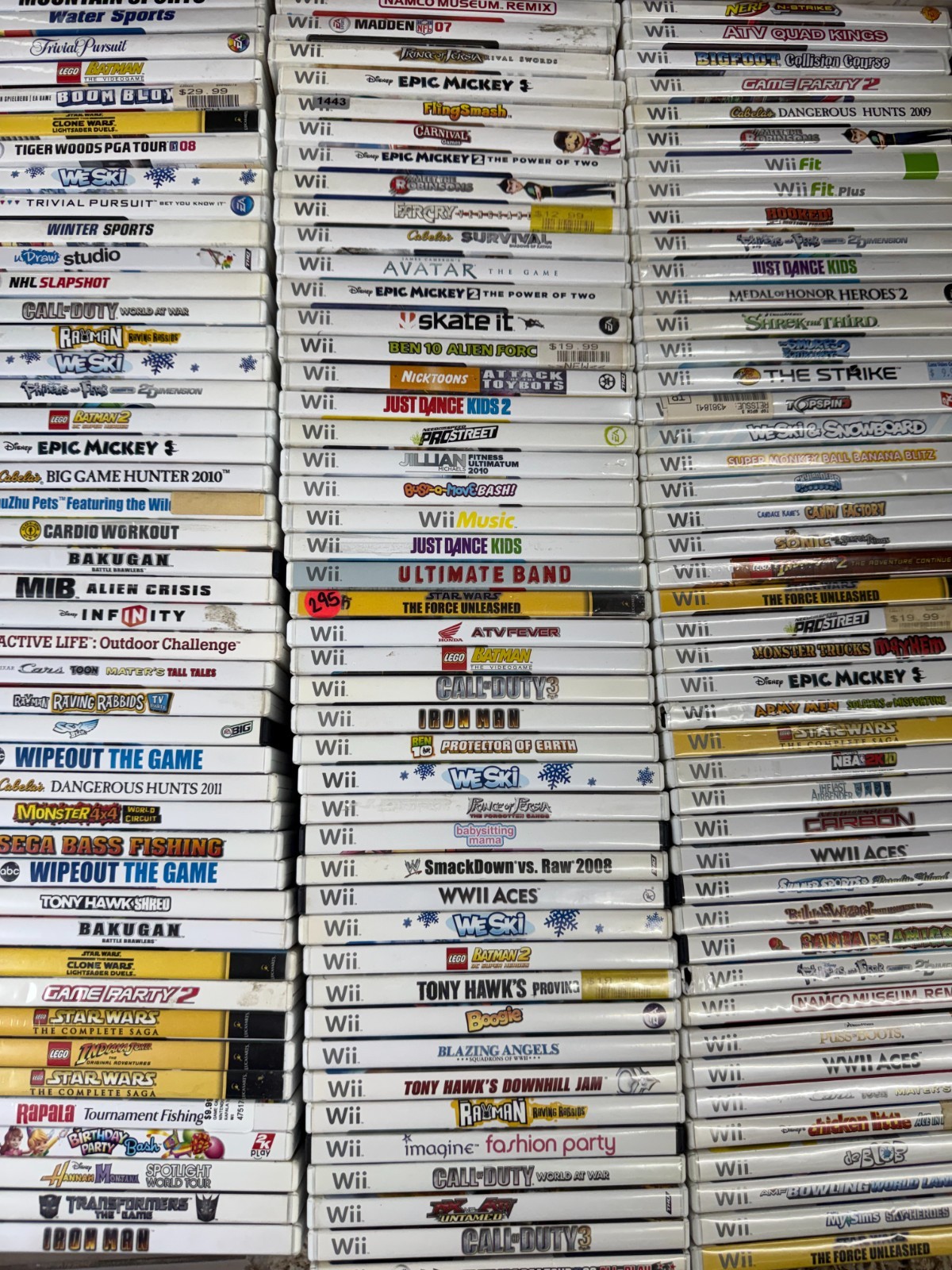 Wii - $1-$5 Games Build your own Wholesale lot Bundle Complete Lot Discount A-J
