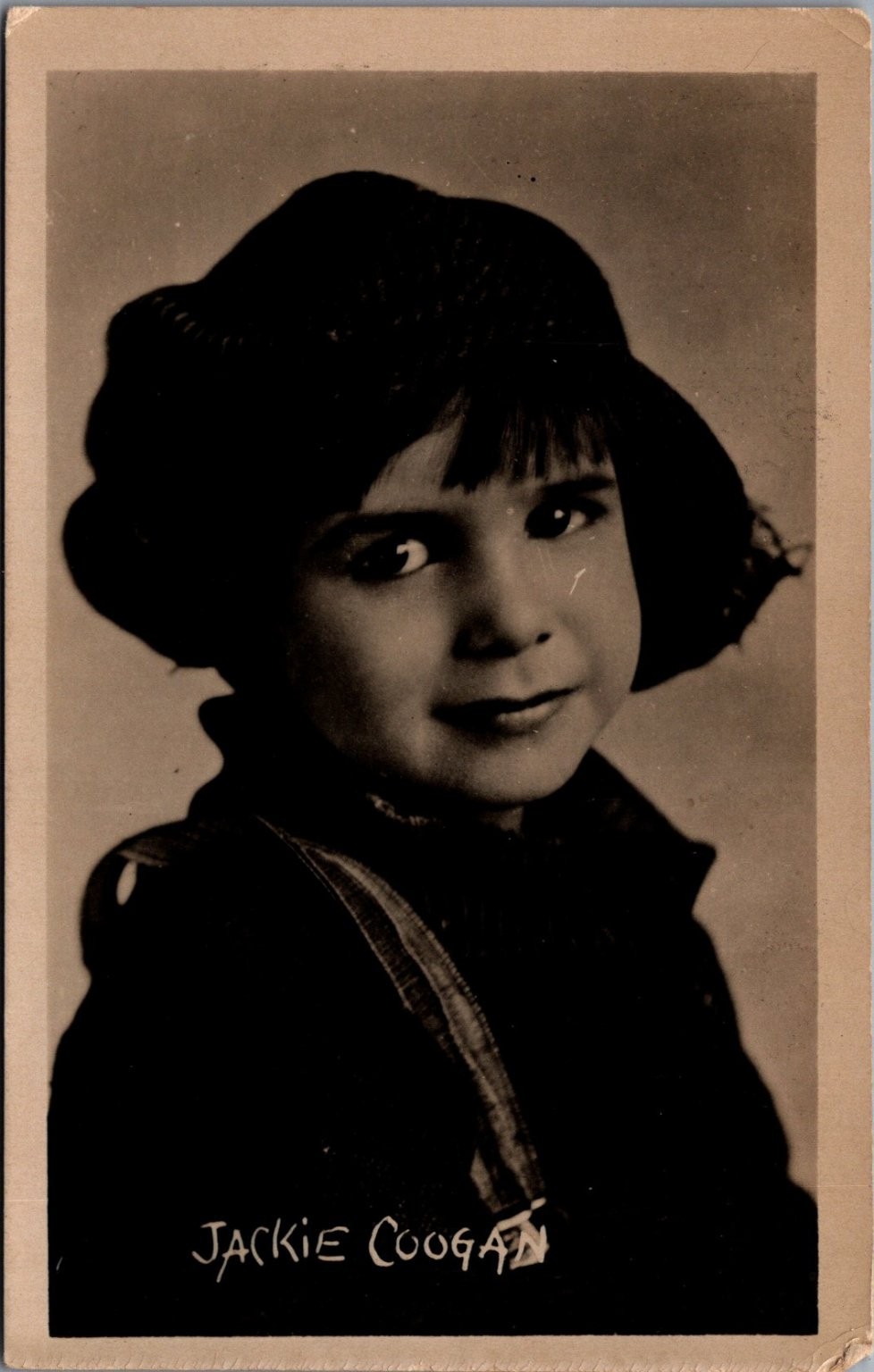 Jackie Coogan Child Star RPPC Picture Circus Day Oakland Calif Postcard