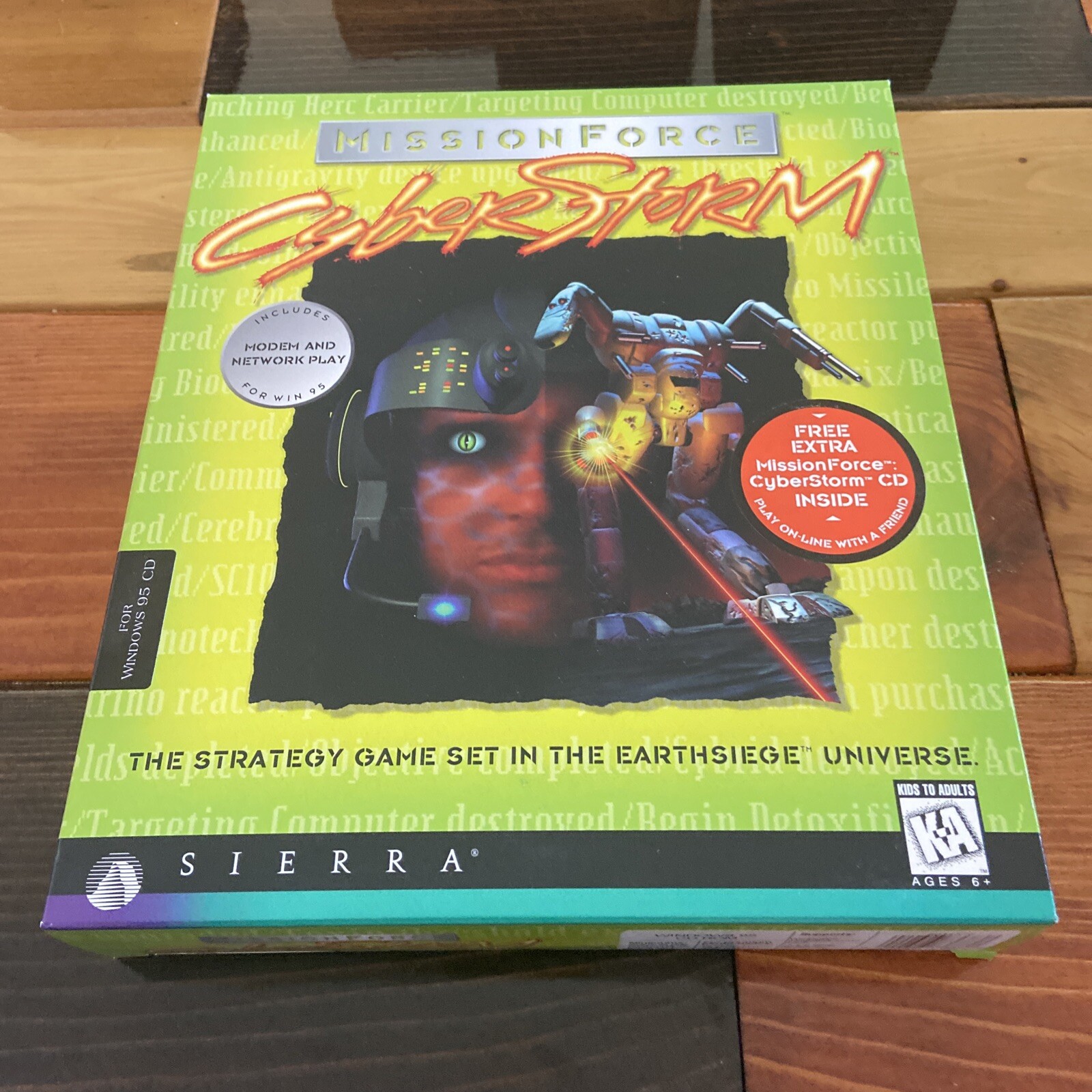 MissionForce: CyberStorm - Original BIG BOX - Rare and Vintage