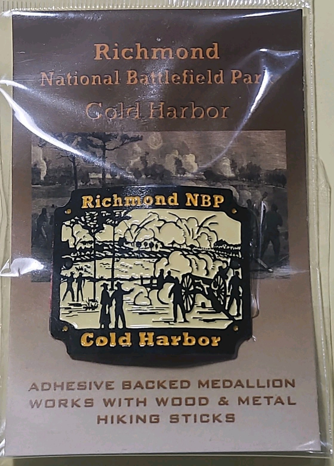 Hiking medallion  - Richmond National Battlefield Park - Cold Harbor