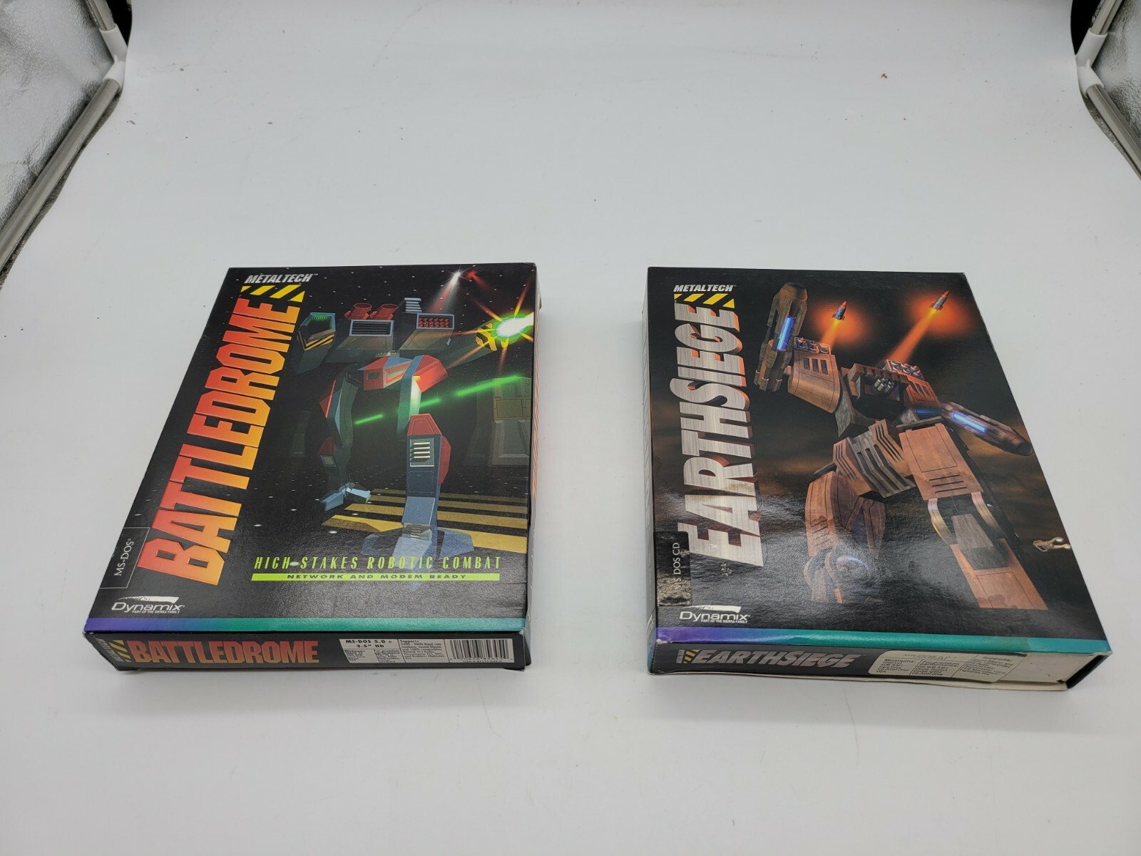 Metaltech Battledrome Earthsiege Sierra PC Windows Box Vintage Video Game