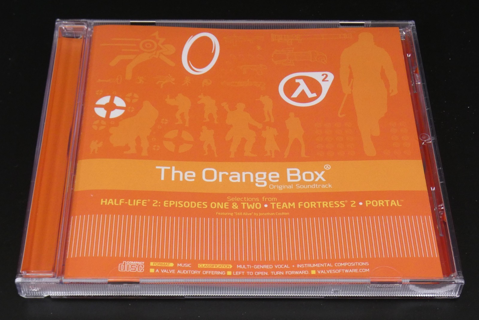THE ORANGE BOX Soundtrack CD To Half-Life 2 Team Fortress 2 Portal
