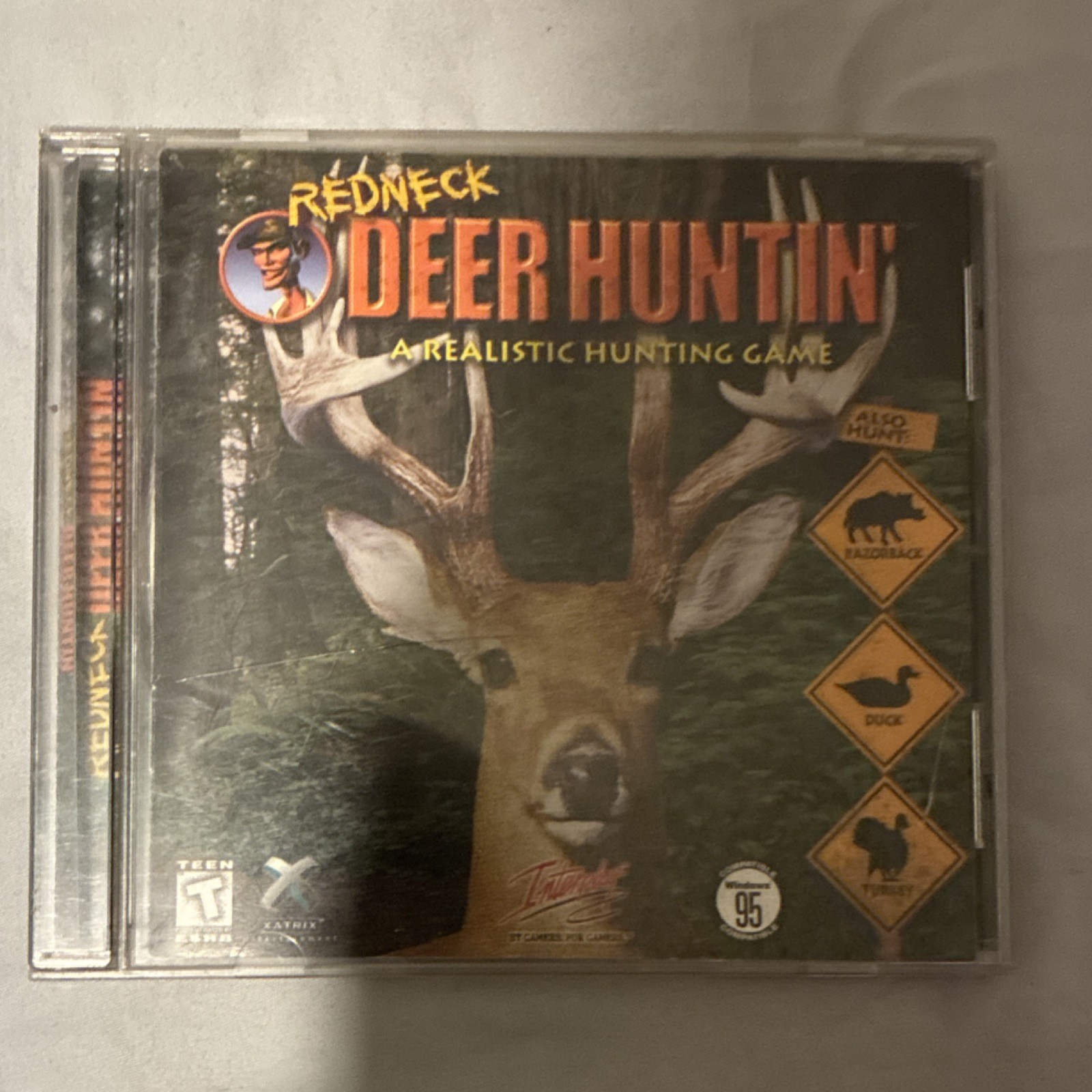 Interplay Redneck Deer Huntin' PC Game 1998 Hunting Simulation Teen Manual
