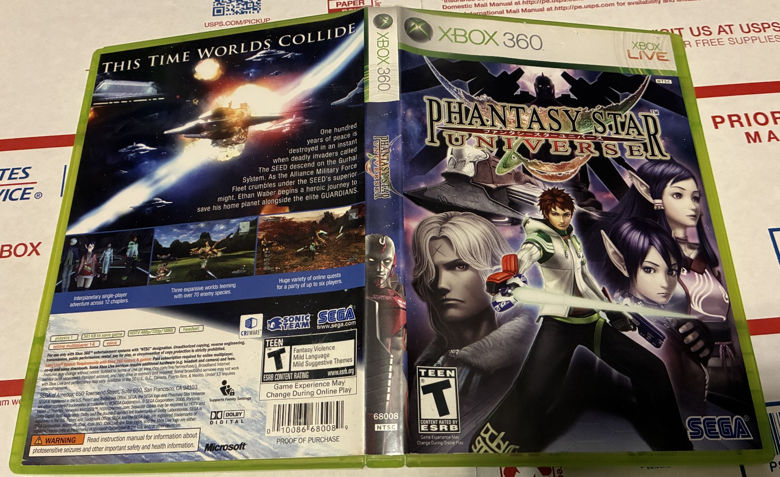 Phantasy Star Universe (Microsoft Xbox 360, 2006)