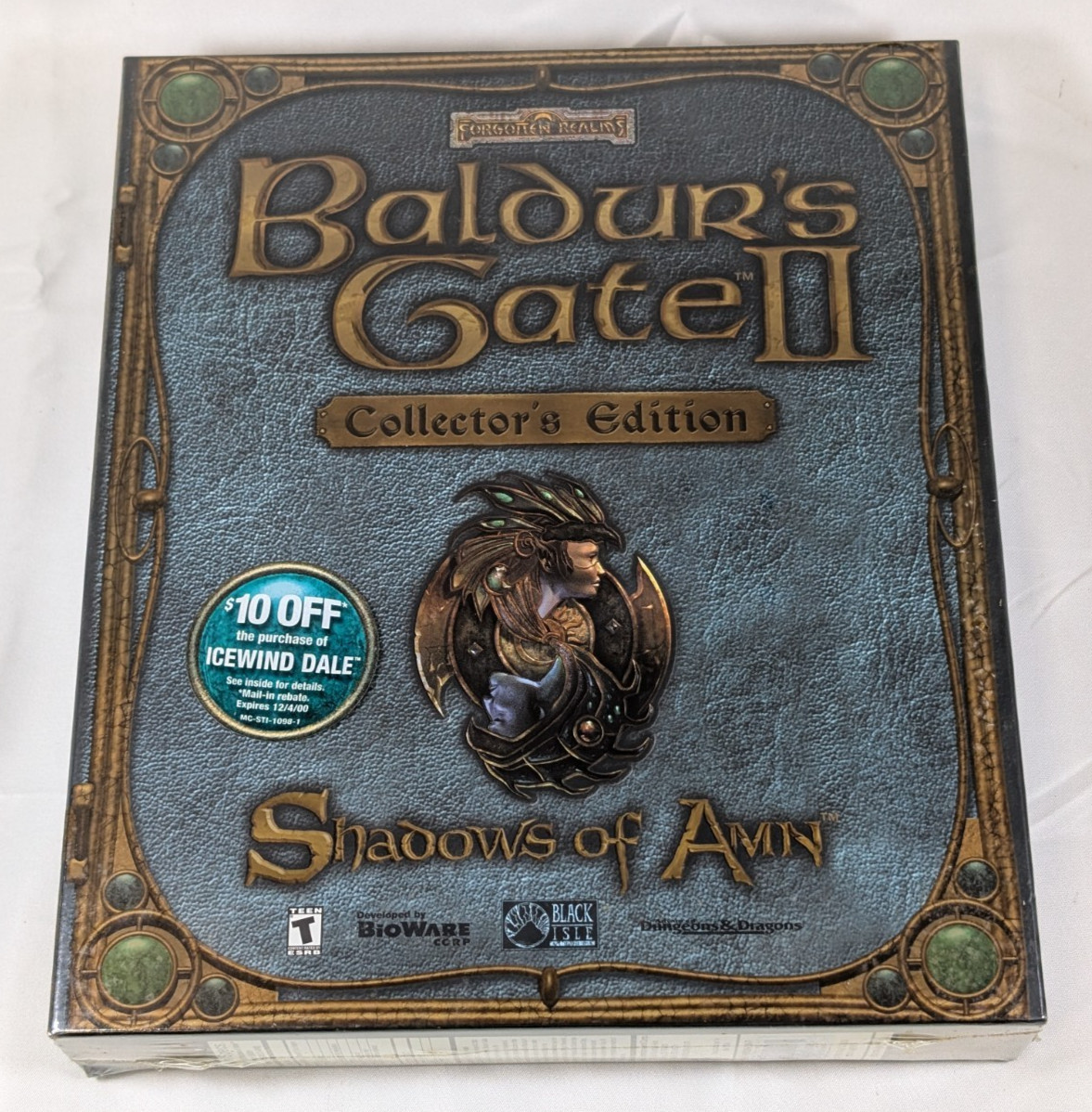Baldur's Gate II: Shadows of Amn Collector's Edition (PC, 2000) NEW SEALED NISB