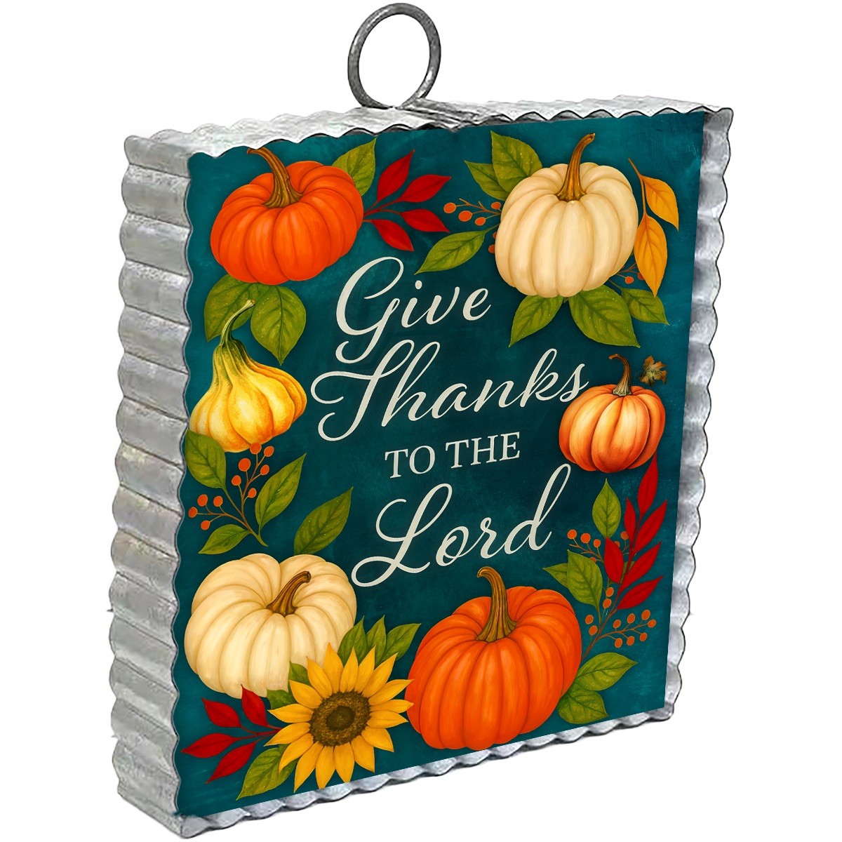 Briarwood Lane Give Thanks To the Lord Metal Mini Moment 6x6