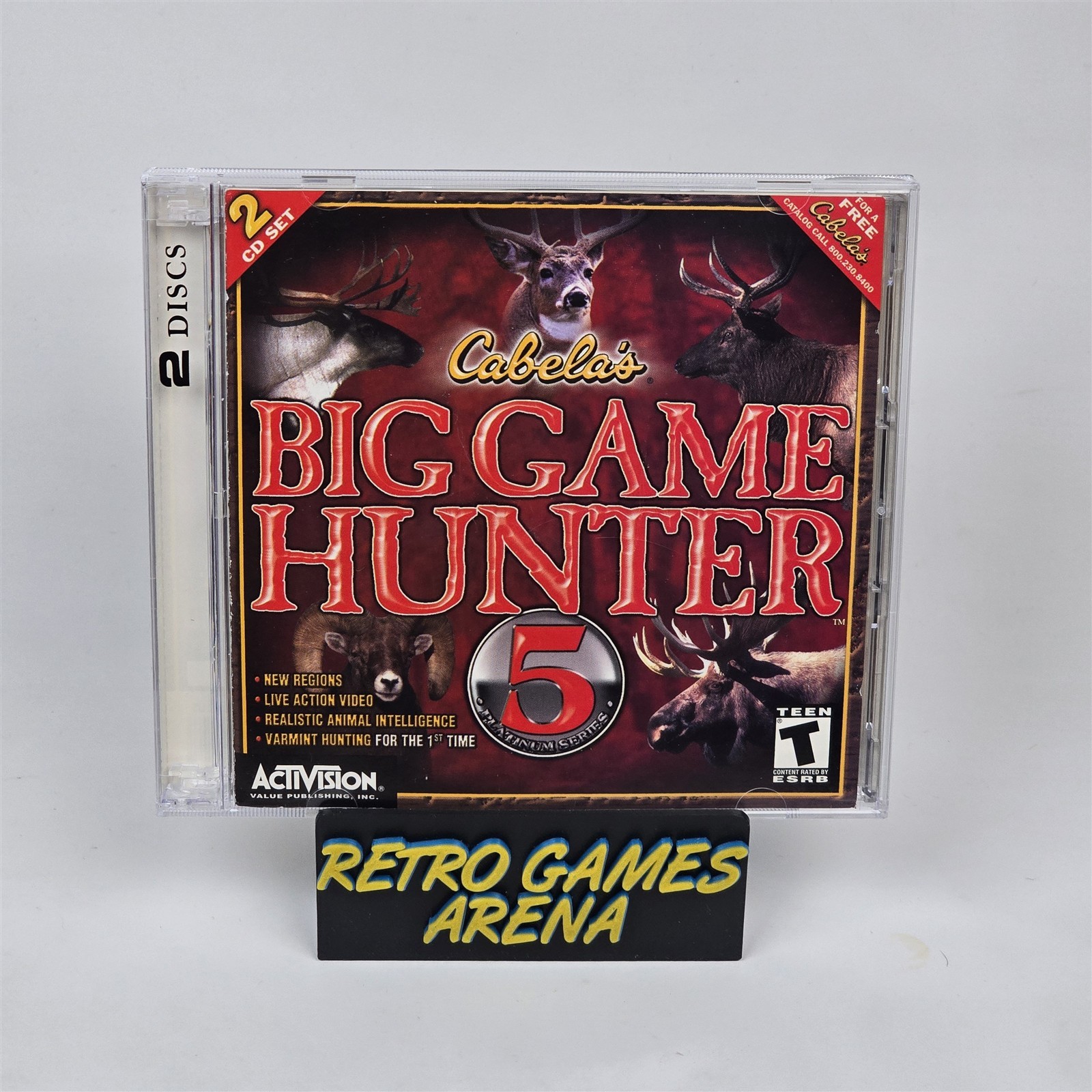 Cabela's Big Game Hunter 5 (PC CD-ROM) Jewel CIB