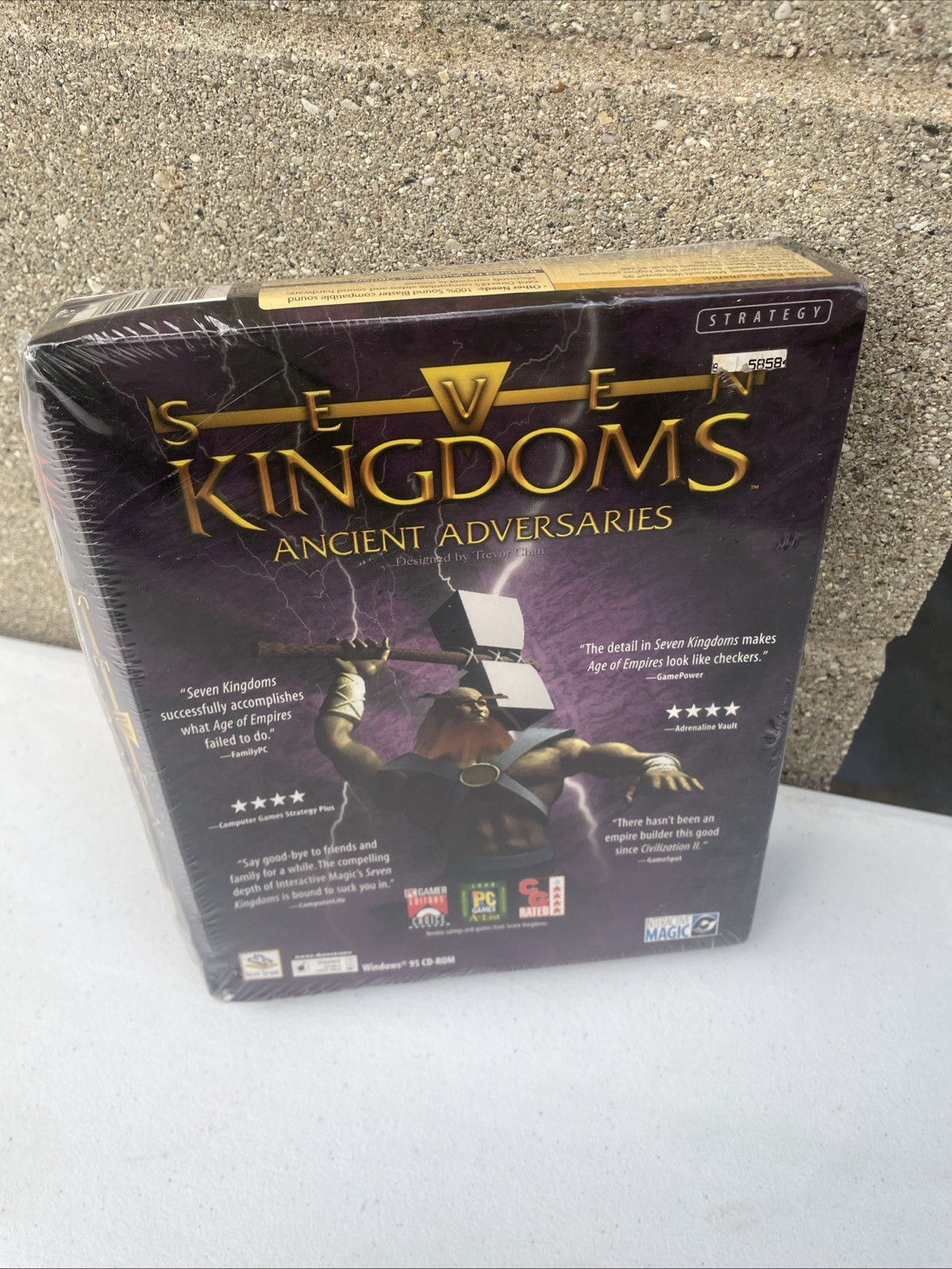 SEVEN KINGDOMS ANCIENT ADVERSARIES Big Box PC GAME WINDOWS 95 CD ROM NEW SEALED