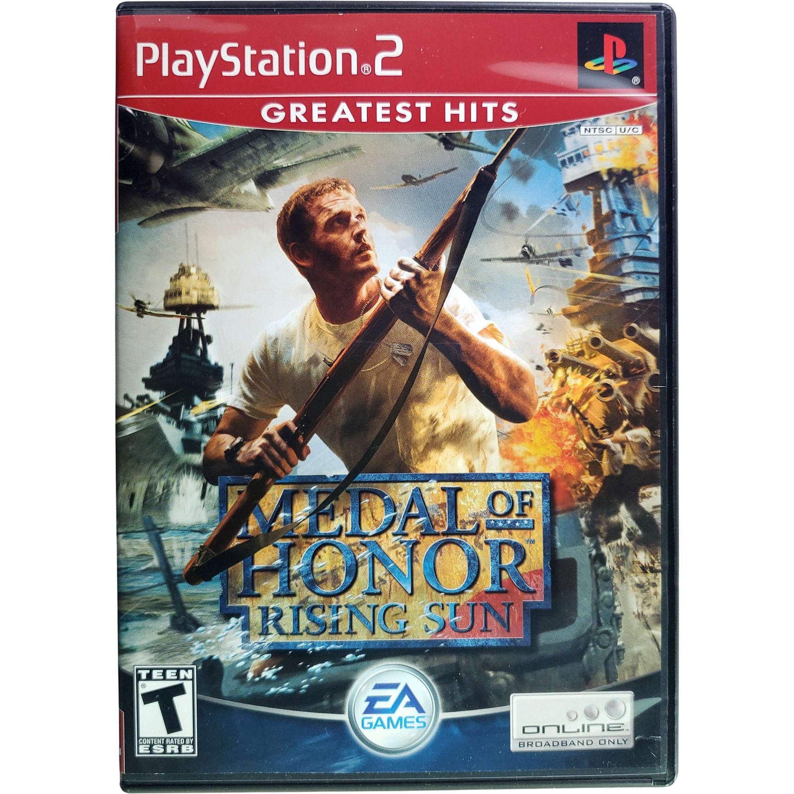 Medal Of Honor Rising Sun Greatest Hits - Sony Playstation 2 PS2 Pristine