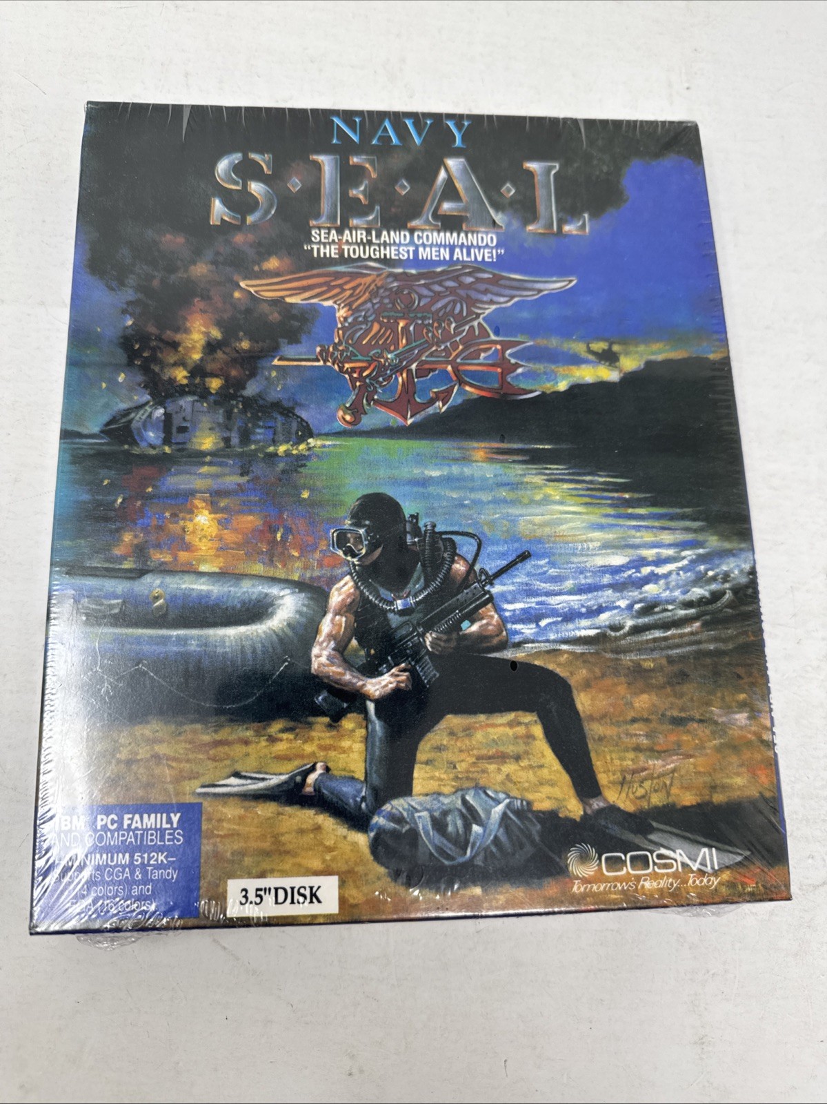 Navy Seal Game IBM PC (DOS) Family And Compatibles 3.5 Disk Cosmi New Sealed