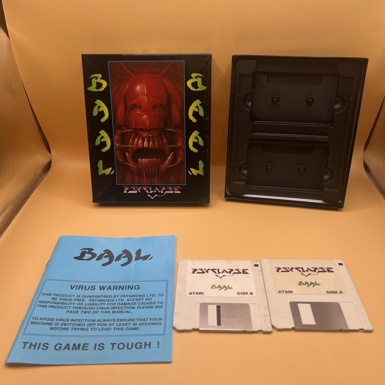 Baal (1989) Amiga Psygclapse Psygnosis Big Box