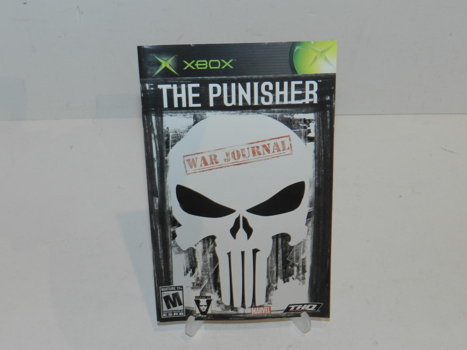 The Punisher Microsoft XBOX Game Instructions Manual Only
