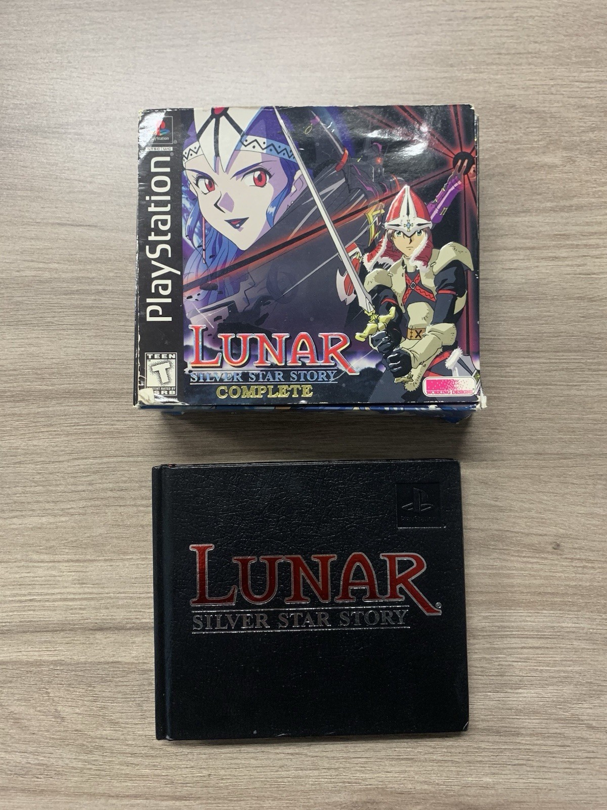 Lunar Silver Star Story Complete Playstation 1 Big Box & Manual Only C