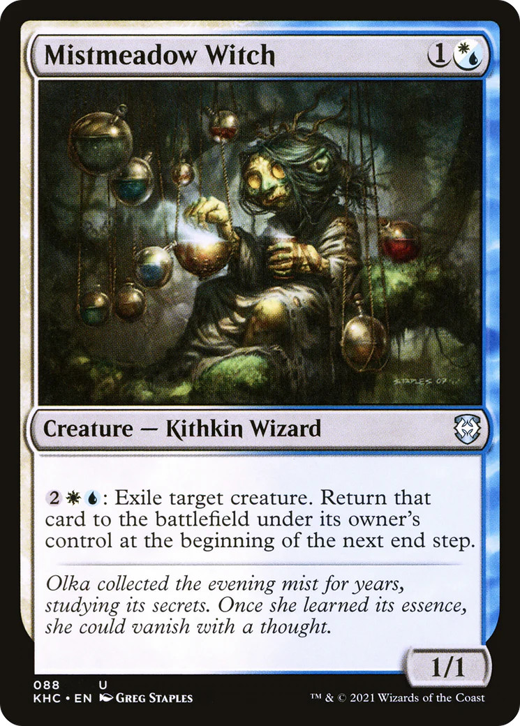 Mistmeadow Witch [Kaldheim Commander] Magic MTG