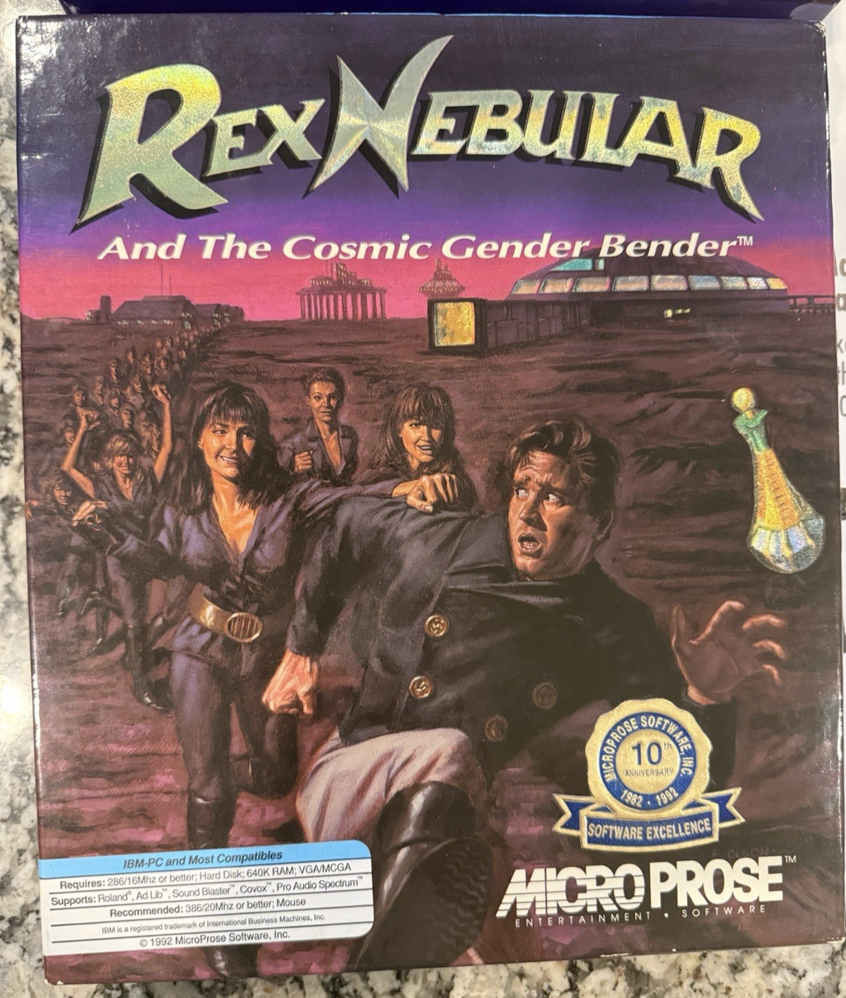 Rex Nebular And The Cosmic Gender Bender CIB With Original Receipt For IBM PC