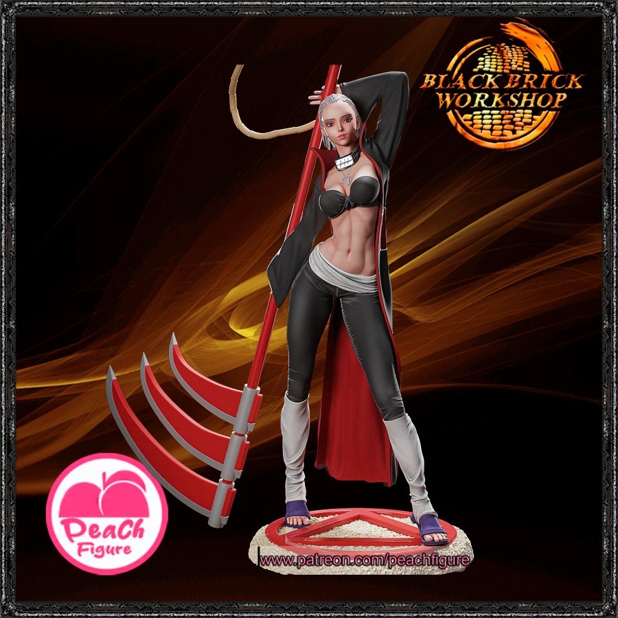 HIDAN PeachFigure UNPAINTED 3D Printing on Demand - SFW figure model kit