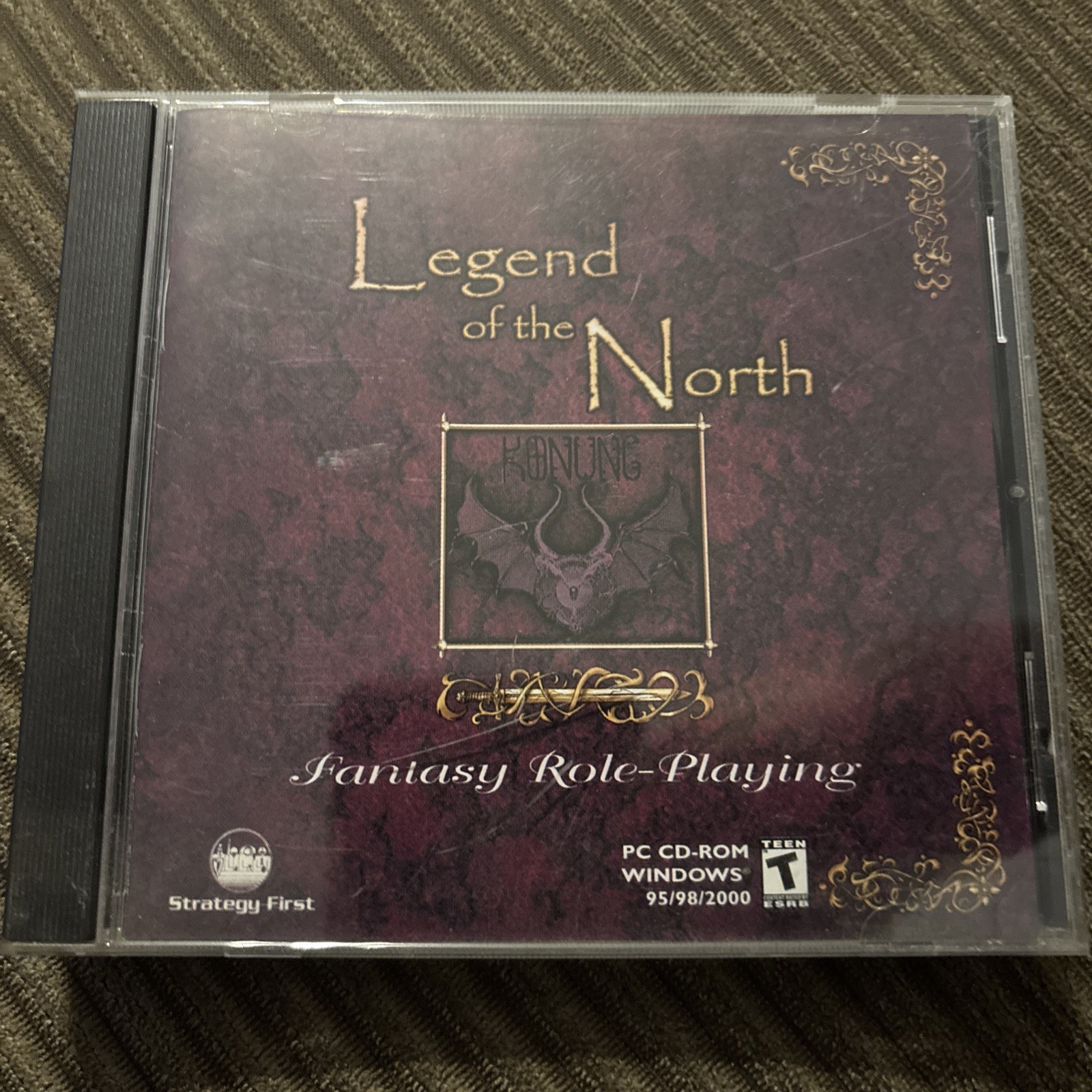Legend of the North: Konung PC Game Jewel Case (Strategy First, 2001) w/ Manual