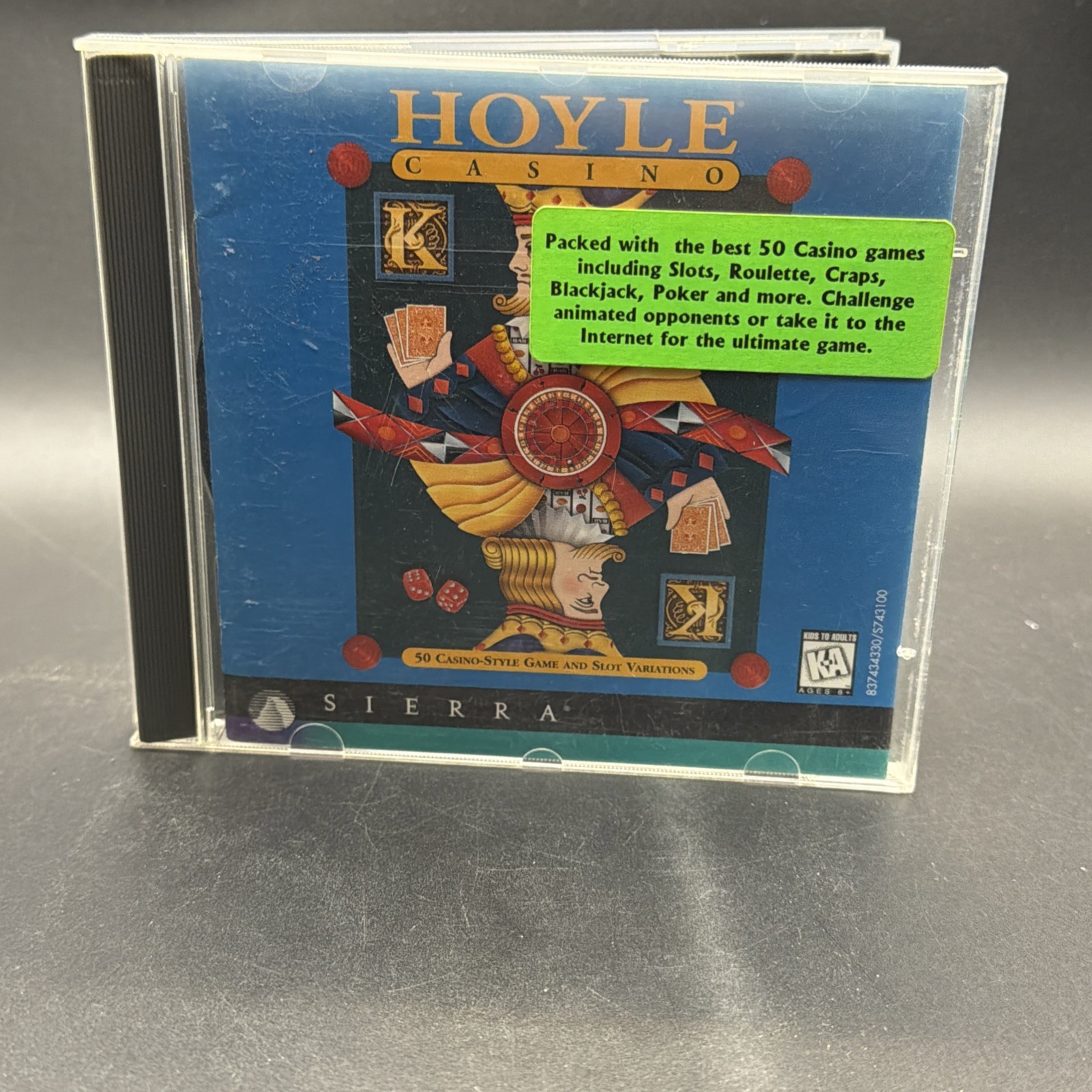 Hoyle Casino 50 Casino Gsmes And Slot (PC CD-ROM, 1996)