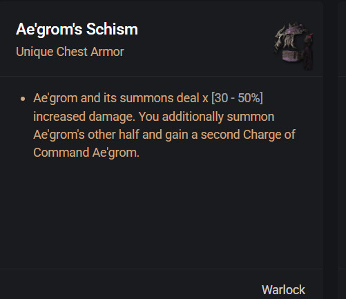 DIABLO 4 💥 WARLOCK UNIQUES 💥 LORD OF HATRED SEASON 14 💥 1GA ITEMS UNIQUE D4