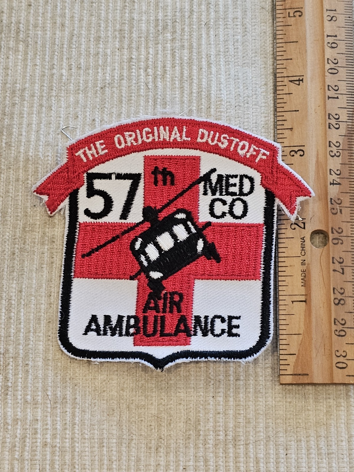 WWII US Army 57th Medical Aviation Dust Off Battalion Patch L@@K
