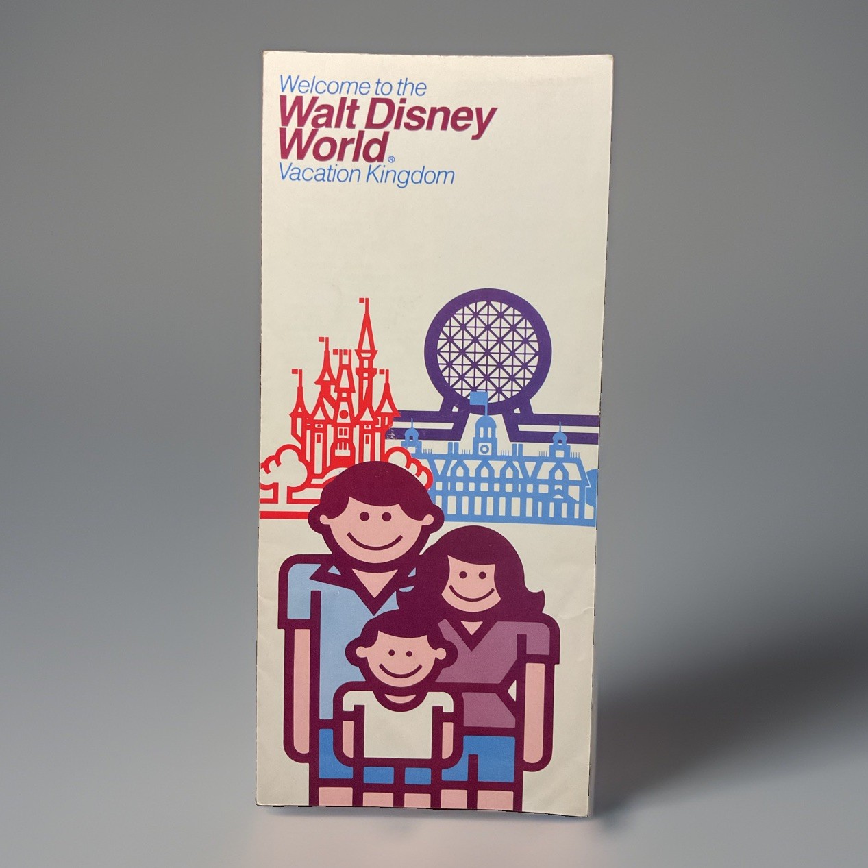 1985 Disney Welcome to Walt Disney World Vacation Kingdom Information Brochure