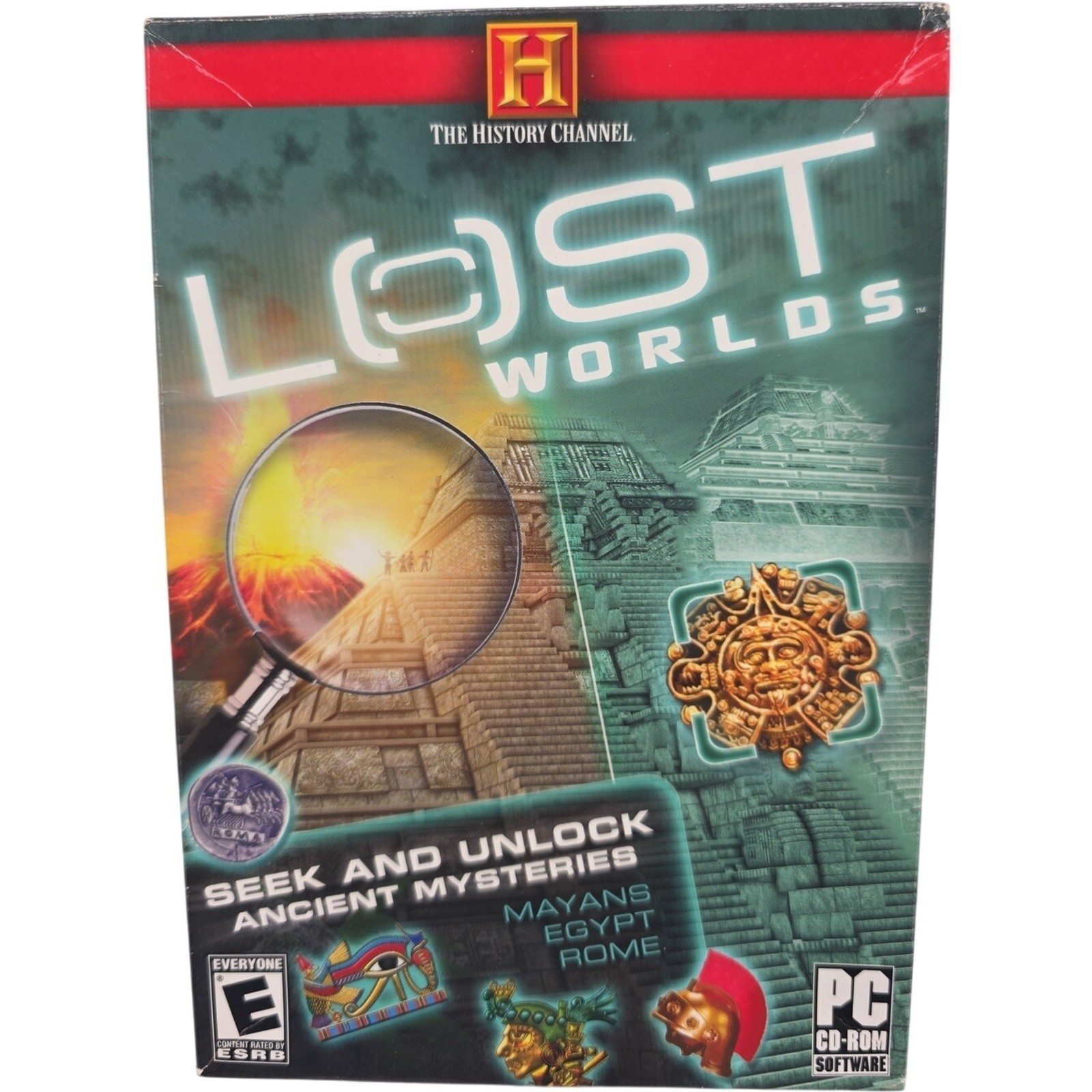 Lost Worlds PC 2008 The History Channel Complete w/ Box & Manual Tested Working