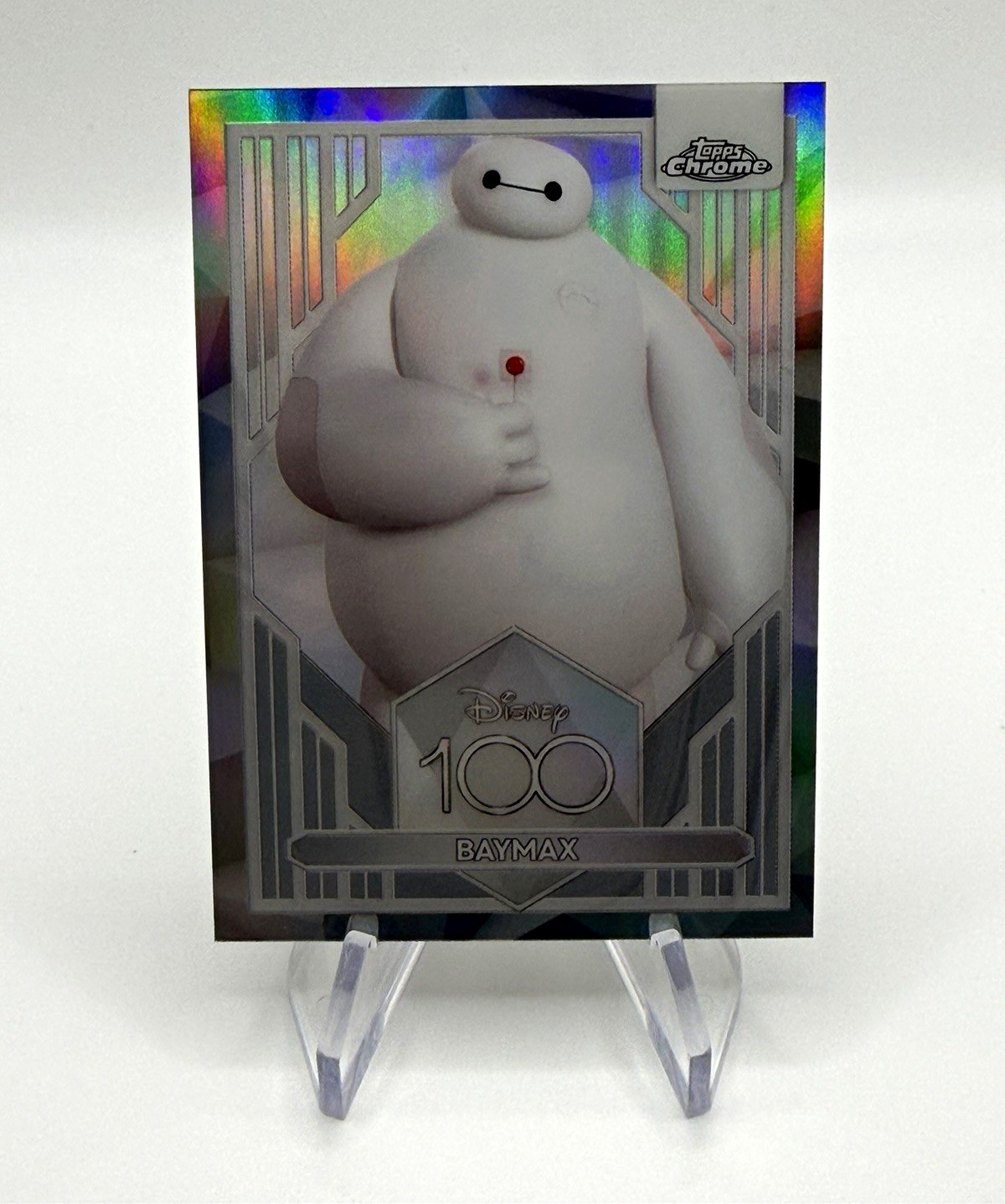 2023 Topps Chrome Disney 100 Baymax Refractor Big Hero 6 Card 27