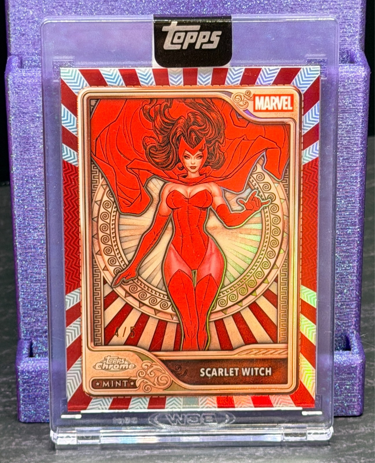Scarlet Witch-2026 Topps Marvel Mint-Bronze- 1/5 ALPHA