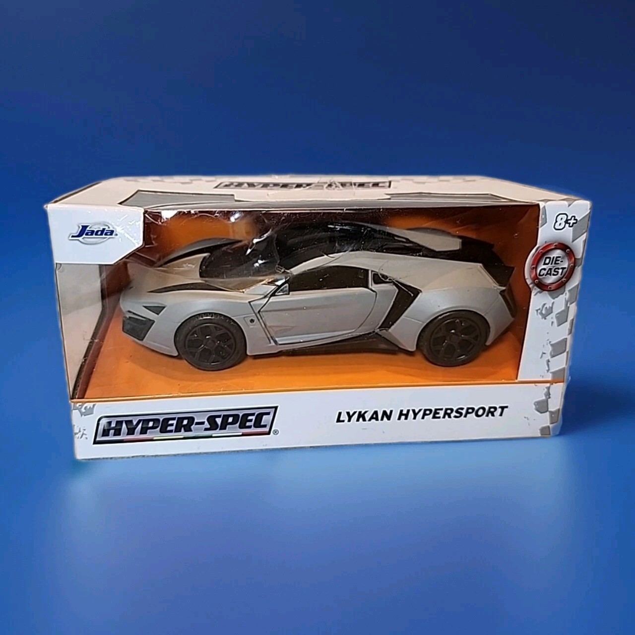 Lykan Hypersport - Gray (Hyper-Spec) Diecast 1:24 Scale Model Car - Jada NIP