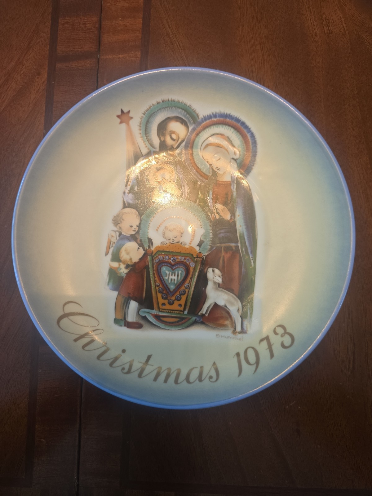 1973 Sister Bertha Hummel Collector Christmas Plate \
