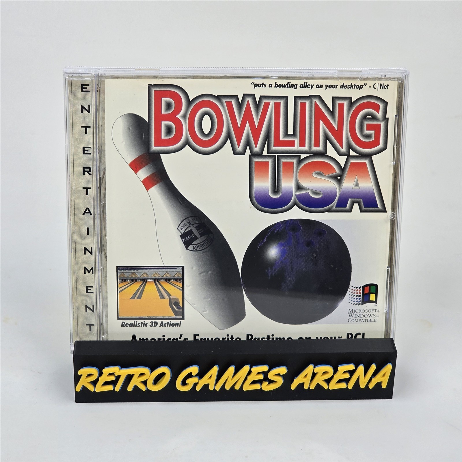 Bowling USA (PC CD-ROM) Jewel CIB COMPLETE