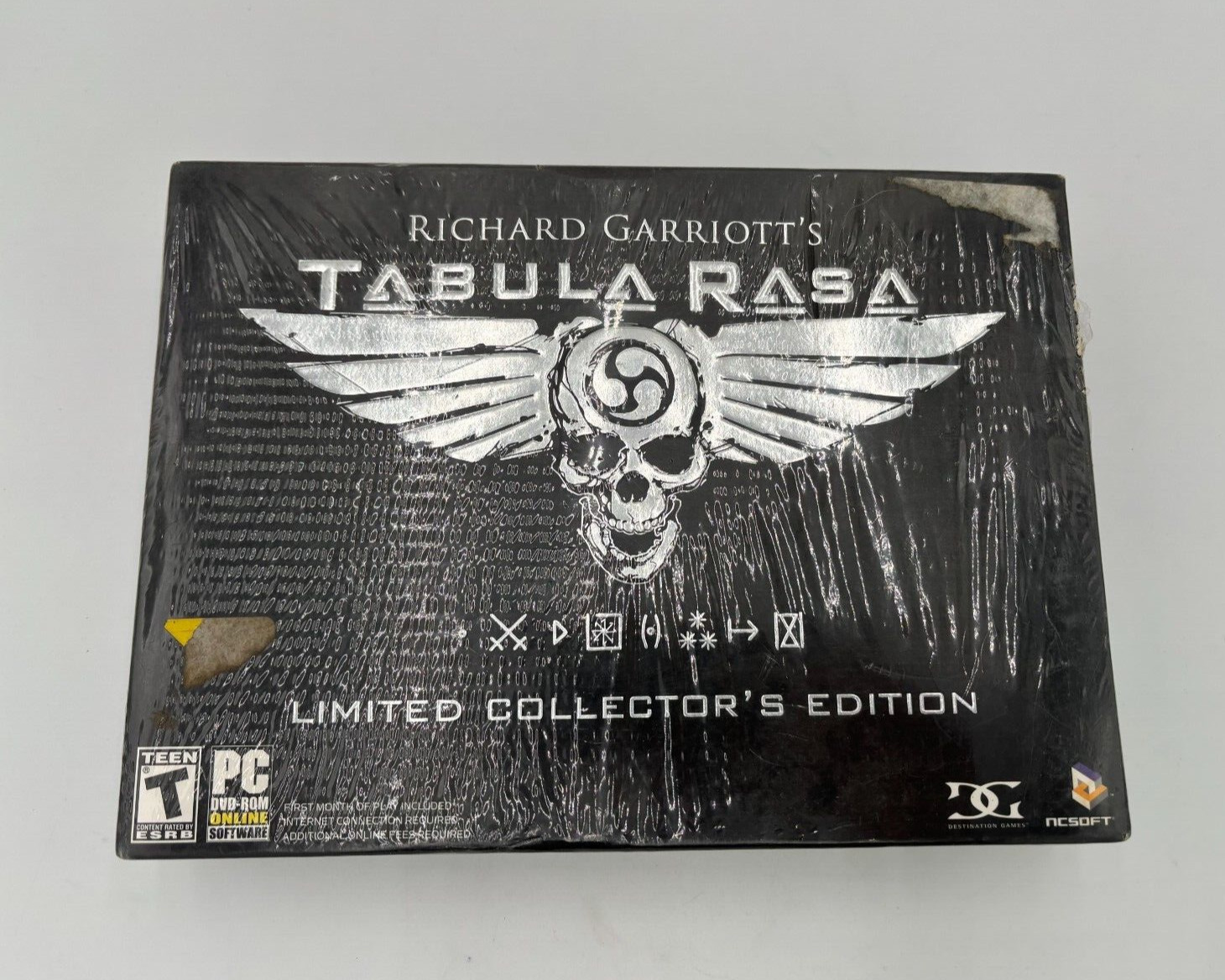 Richard Garriott's Tabula Rasa: Collector's Edition (PC, 2007) Brand New Sealed