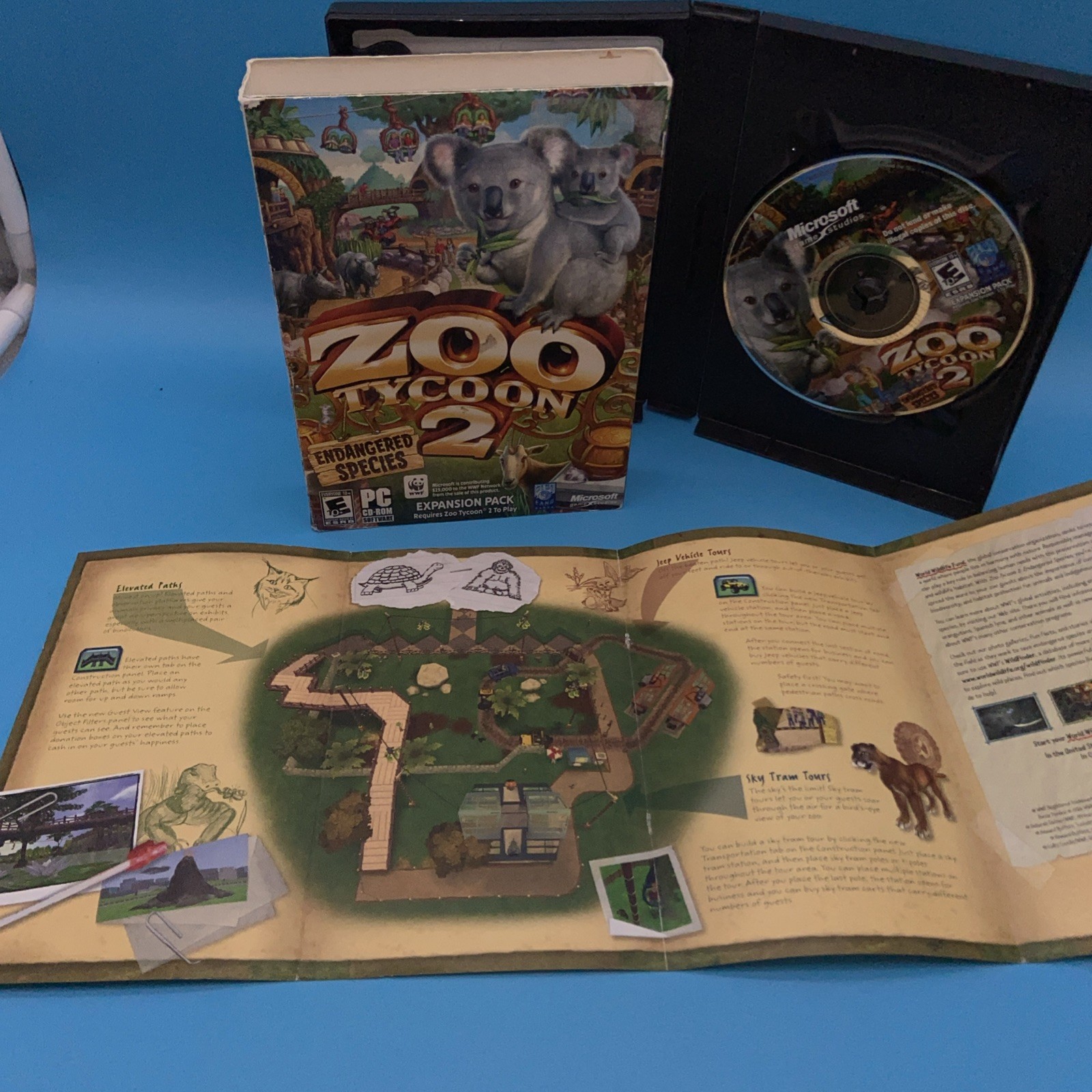 Zoo Tycoon 2 Endangered Species Expansion Pack PC CD-ROM 2005