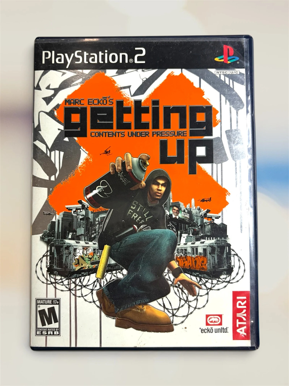 Marc Ecko's Getting Up Contents Under Pressure PS2 Sony PlayStation 2 Tested Wor
