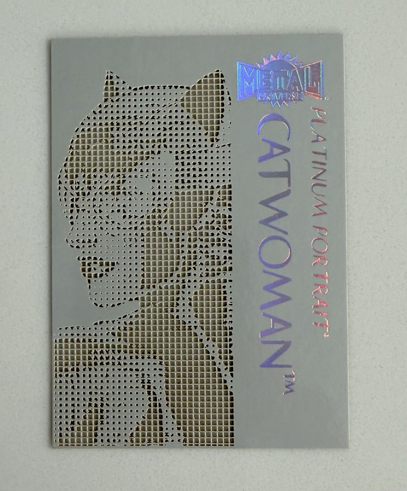 2025 Skybox Metal Universe Batman Platinum Portraits Catwoman #PP-8 🔥
