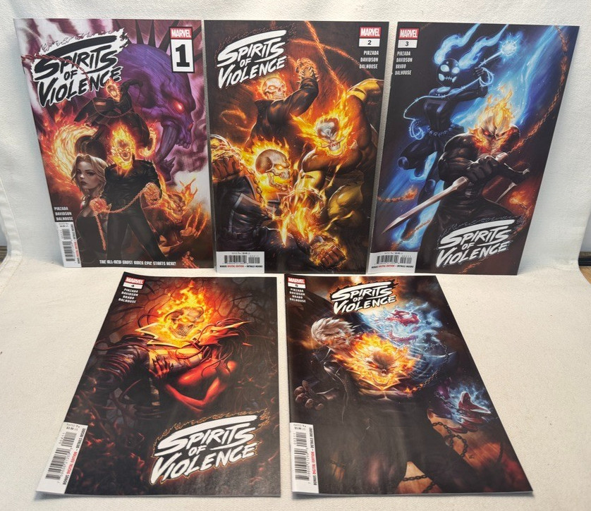 Marvel Spirits of Violence #1-5 by Sabir Pirzada (All 1st Print) *FREE SHIPPING*