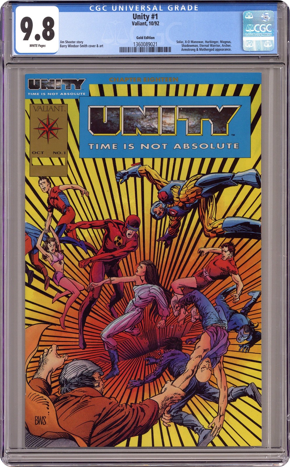 Unity 1GOLD CGC 9.8 1992 1360089021